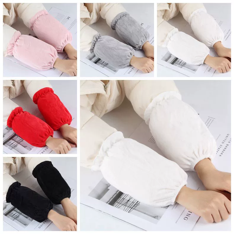 Новое поступление, осенне-зимний противогрязный Белый Черный противообрастающий рукав в Корейском стиле, Женский однотонный пуховик с рукавами на голову