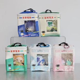 Fun Id Photo Series Baby Bag Retro Camera Shooting Scene 10cm Baby Bag Doll Cotton Coat Doll Cosmetics Bag