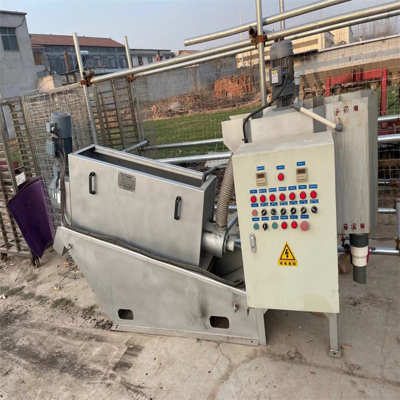 出售二手302叠螺式污泥脱水机 不锈钢叠螺式压滤机 回收