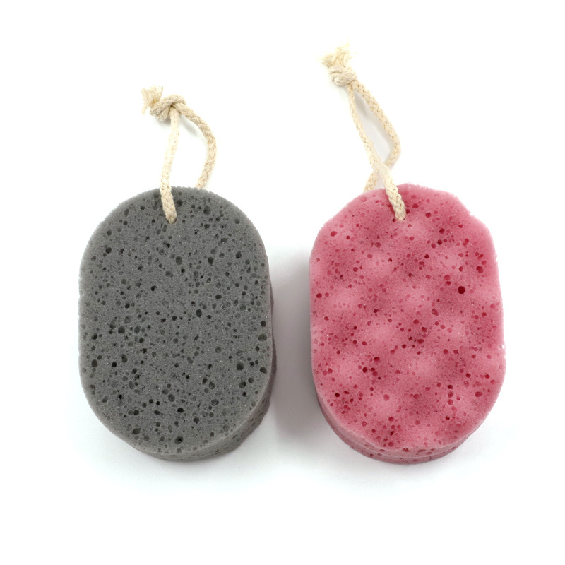 新款纯色沐浴海绵海藻棉成人儿童搓澡神器去角质清洁海绵擦