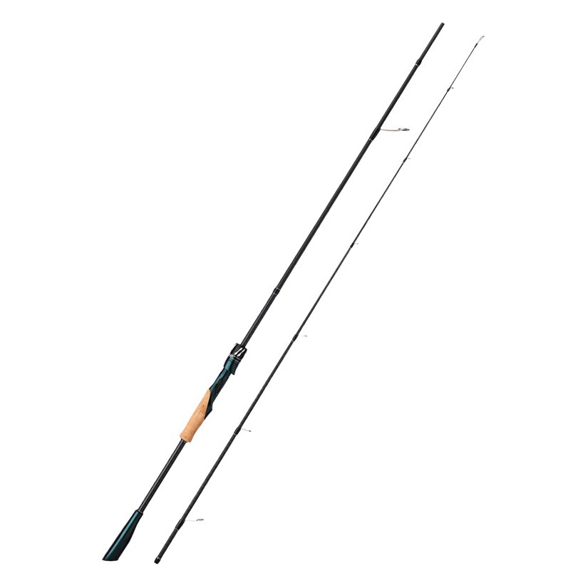 Yumingqiu alto carbono Luya polo alta sensibilidad ML rápido ajustable tiro largo mango recto pistola mango Luya polo Weihai fábrica al por mayor