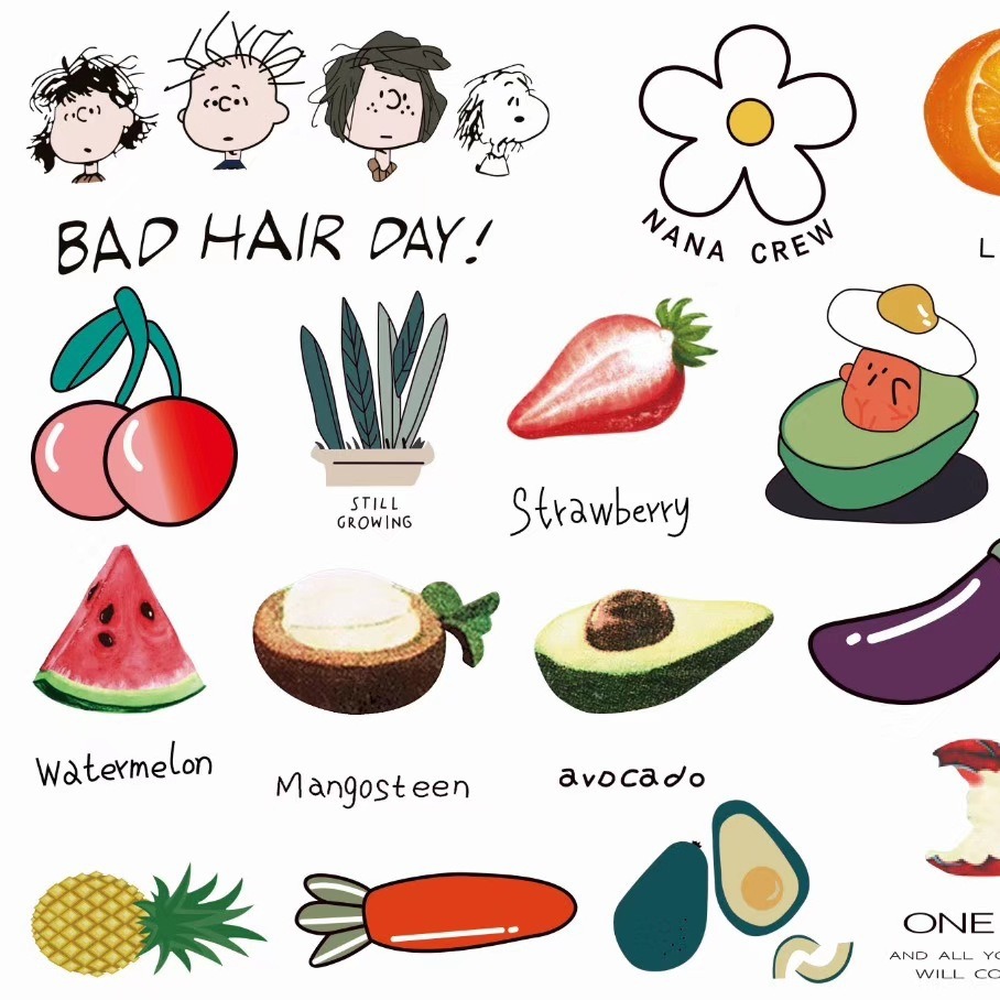 新款烫画 水果图烫画 风景图烫画  来图做烫图