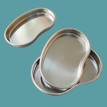 不锈钢腰盘304加厚弯盘深型腰盘敷料消毒盘牙科盘防碘伏手术托盘