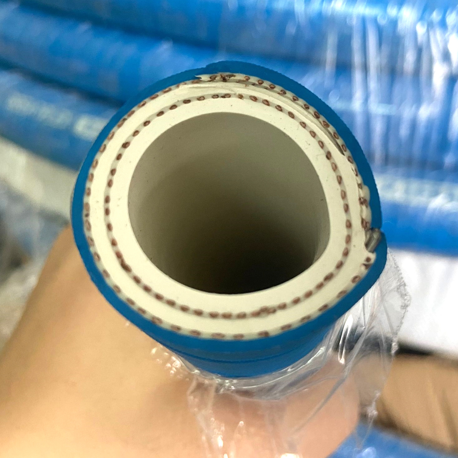 GREATFLEX蓝色高压吸沙抽沙负压钢丝橡胶缠绕管RE40