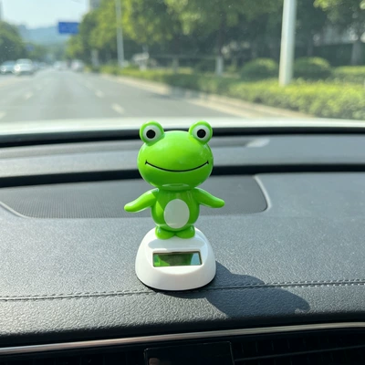 Popular solar decoration car Car ornaments - 5510cm-single-net-weight-28ggross-weight-38g-240carton-size-6554062-new-color-teal-frog