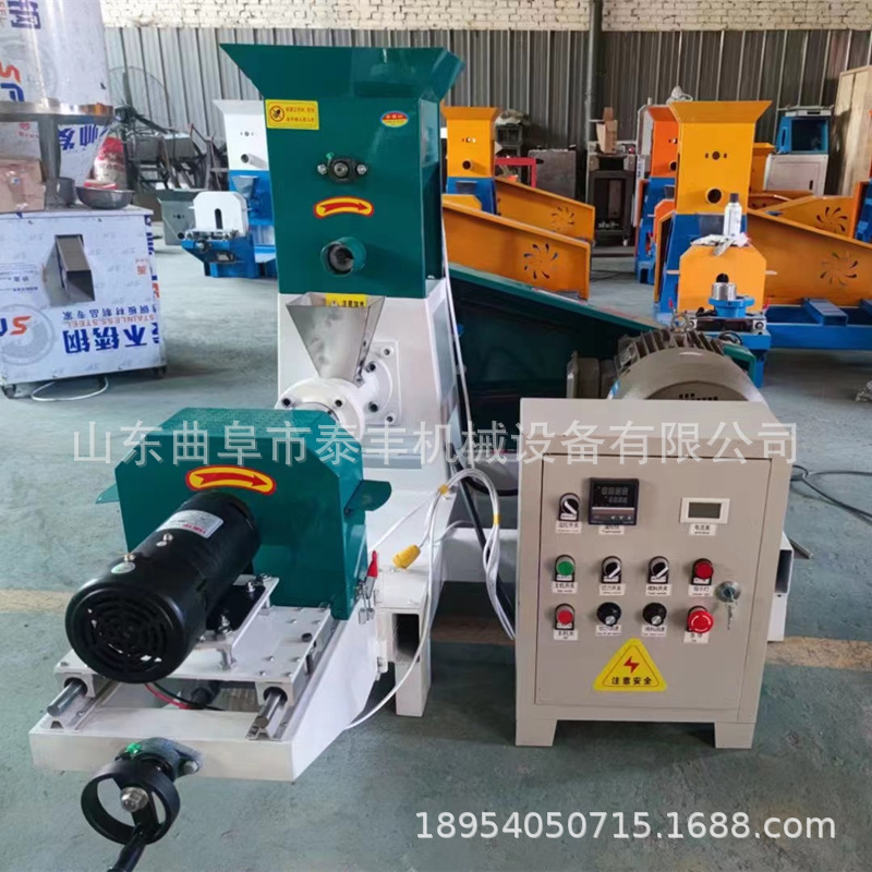 水产漂浮鱼饲料颗粒机 鸡鸭鹅饲料膨化机 泥鳅牛蛙饲料膨化机