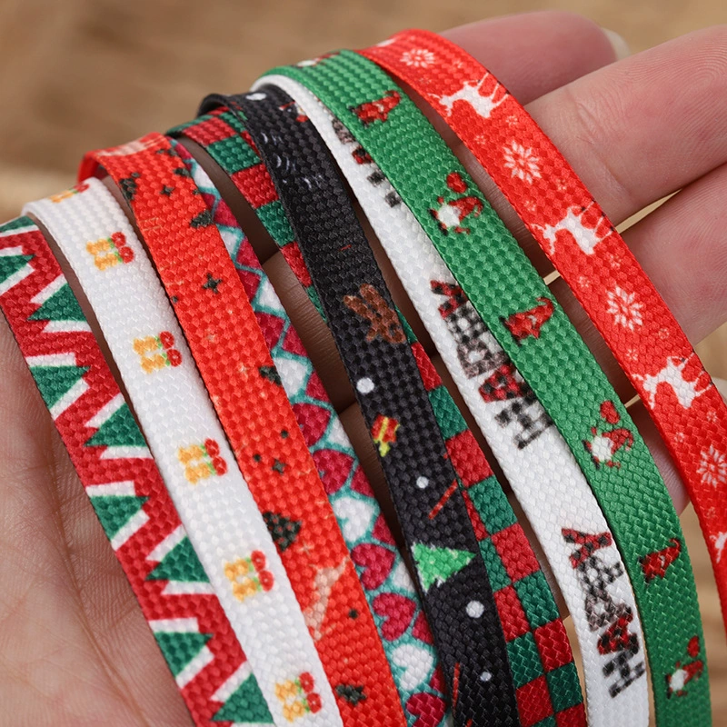 Новый рождественский шнурк с AJ1 Air Force One AF1 кроссовки DUNK мужские и женские шнурки