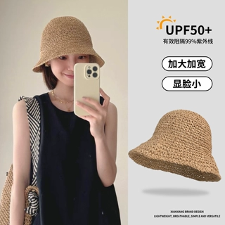 老钱风镂空草帽女夏季纯手工编织渔夫帽太阳帽海边度假百搭草帽