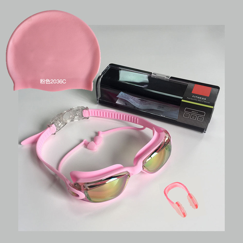 Juego de Gafas de Natación Galvánicas para Adultos de PC Antivaho e Impermeable para Natación