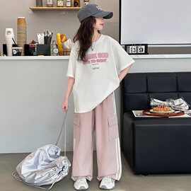 童装女童短袖t恤夏装2026新款儿童夏款中大童女孩百搭上衣夏季潮t