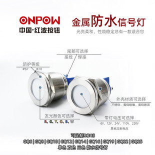 ONPOW�Ї��t�����o�W����GQ16T-Dϵ�н���LED������ָ̖ʾ��
