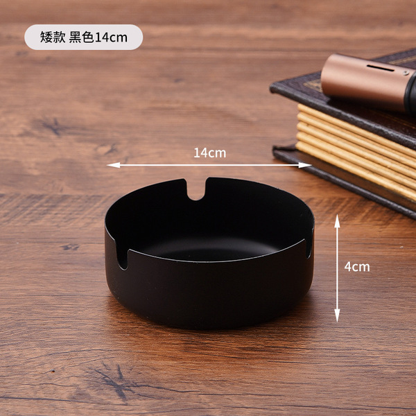 windproof ashtray stainless steel for hotel for commercial use