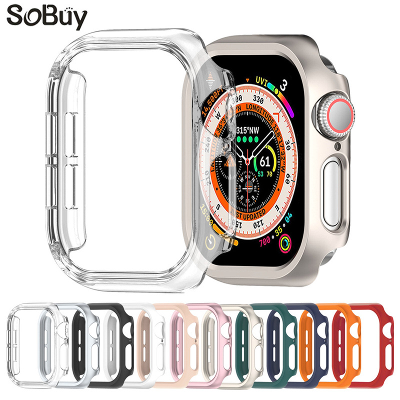 For Apple Watch 10 Case Apple Watch 9 8 Frosted Hollow Case iWatch Case Border