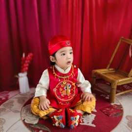 童民族服装;童旗袍/唐装;童旗袍