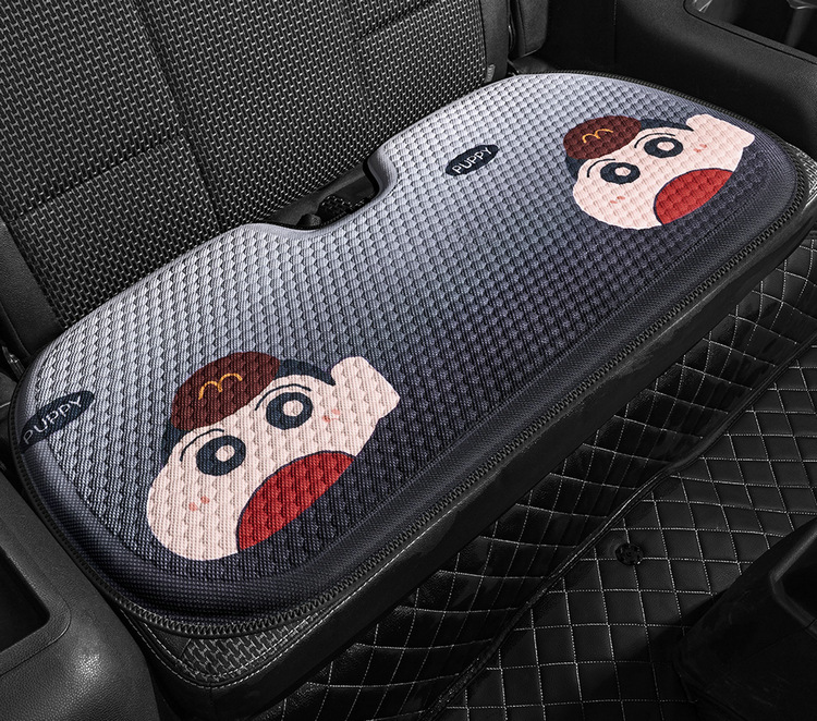 Cartoon New Car Cushion Four Seasons Universal Breathable Condensing Rubber Mat Cute Ladies Car Summer Cool Mat Seat Cushion