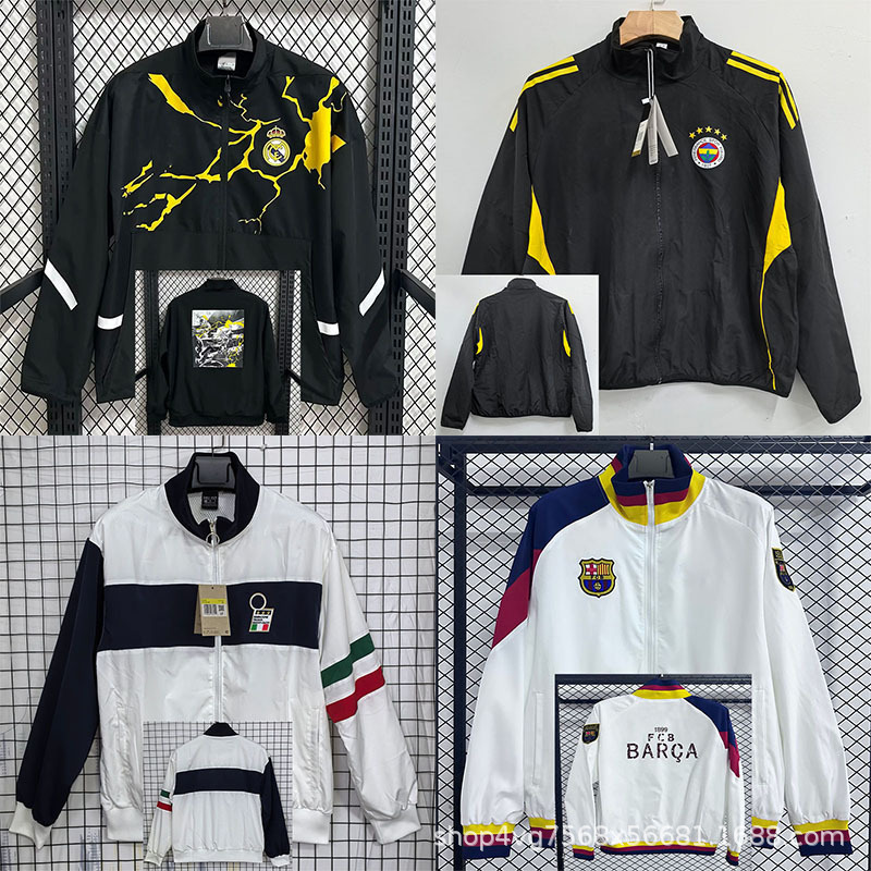 Cross-Border Wholesale Single-Sided Embroidered Windbreaker, Adult Football Jacket, Outdoor Sports Jacket, Unisex. Cross-Border Wholesale Single-Sided Embroidered Windbreaker, Adult Football Jacket, Outdoor Sports Jacket, Unisex.