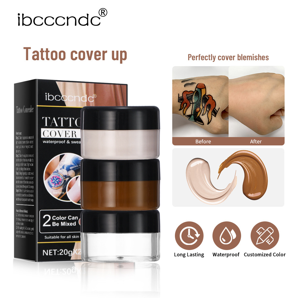 carina Ibcccndc tatuaggio bicolore waterproof resistente al sudore spot correttore a lunga tenuta_voghion.com