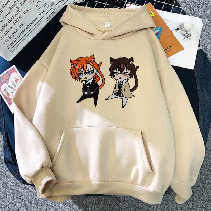 Sudadera CON CAPUCHA DE Anime Bungo Stray Dogs para mujer, s