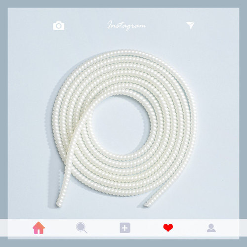 1.4m laser phantom color Mermaid mobile phone data cable protection sleeve ab color high-end environmentally friendly material winder