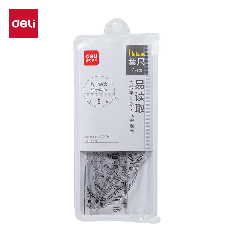 Regla de la mano derecha Regla de dibujo para estudiantes de la escuela primaria Set de papelería Placa de triángulo transparente Regla de dibujos animados para niños