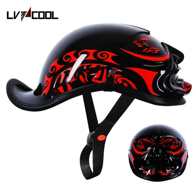 Foreign Trade Helmet Factory Motorcycle – Motosiklet kaskı (dəbilqə) - three-sao-red-nighthawk-m