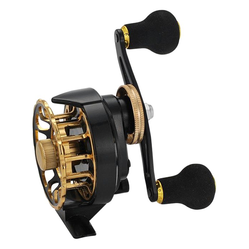 Rueda de pesca de balsa Comelong rueda de pesca de hielo rueda de balsa rueda delantera rueda de válvula de plomo micro carrete de Pesca de Mar rueda de pesca puente balsa de pesca rueda de varilla