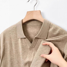 定制男装polo衫新款羊毛衫长袖秋冬毛衣打底衫电商供货