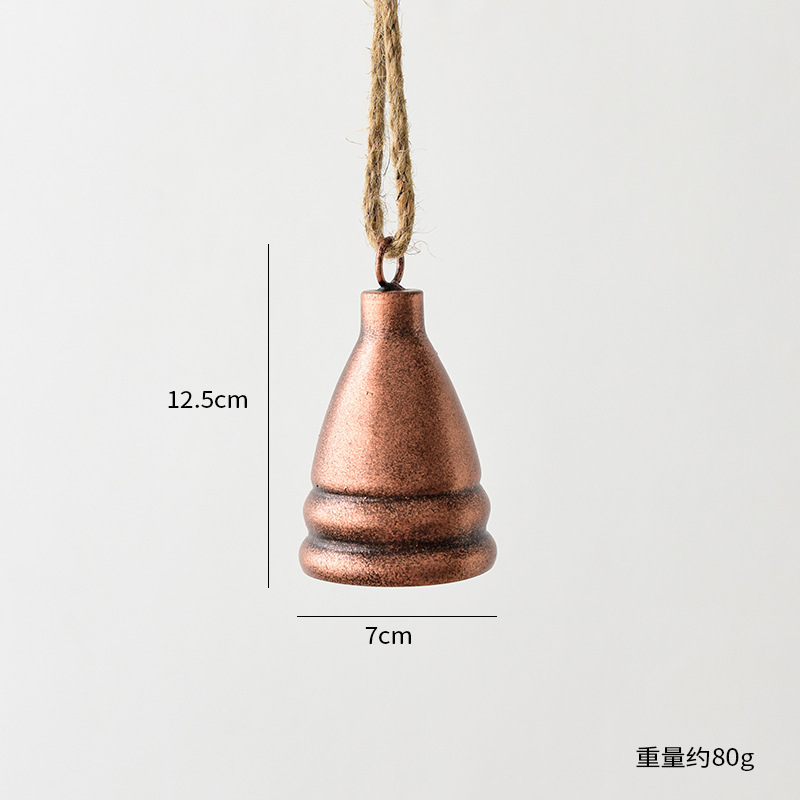 跨境新款圣诞节装饰铁艺大号铃铛装饰圣诞树挂件圣诞橱窗装饰吊饰|undefined
