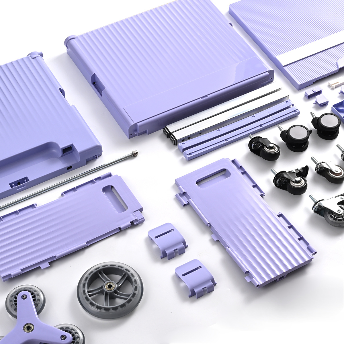 Shopping Cart Accessories Aircraft Wheel Metal Universal Wheel Directional Climbing Wheel Off-Road Wheel [Special for Magnetic Sliding Cover]