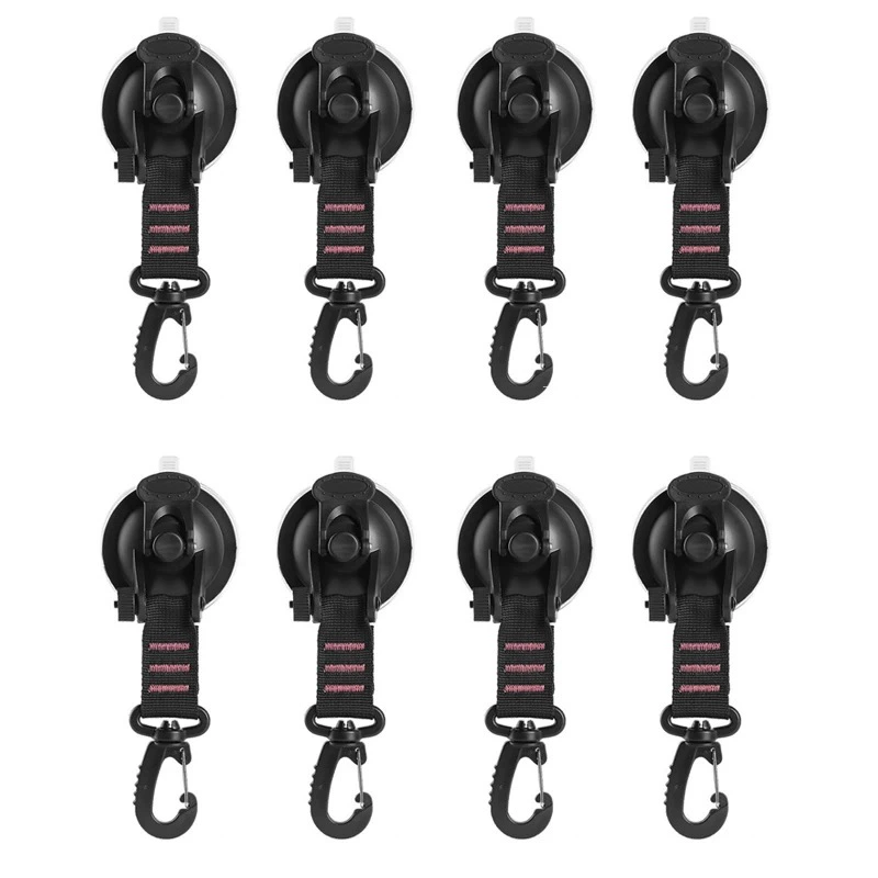 Автомобильная палатка присоска для домашнего путешествия на открытом воздухе портативная присоска на 360 градусов вращающаяся карабиновая пряжка для укрепления нейлоновой крючок