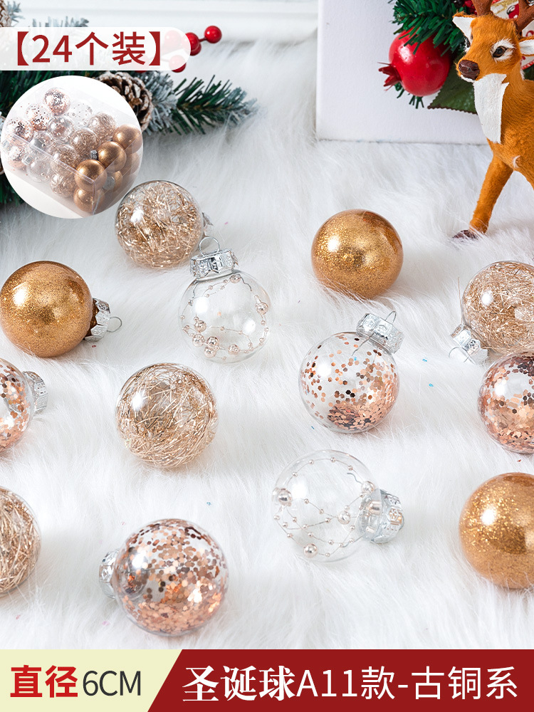 Bola pintada de Navidad Bola de perlas macaron galvanoplastia Bola brillante pintada Bola de forma especial colgante árbol de Navidad bola decorativa