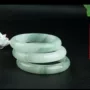 天然中式扁条玉镯
