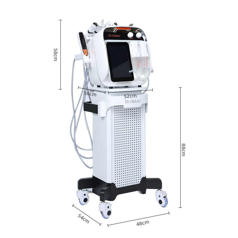 V8 multi-dimensional agua escultura hidratación no invasiva instrumento de luz de agua facial se puede introducir un dispositivo de belleza en una máquina de salón de belleza para blanquear