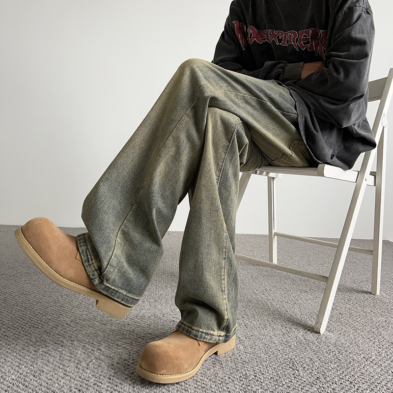 demi-season autumn retro jeans