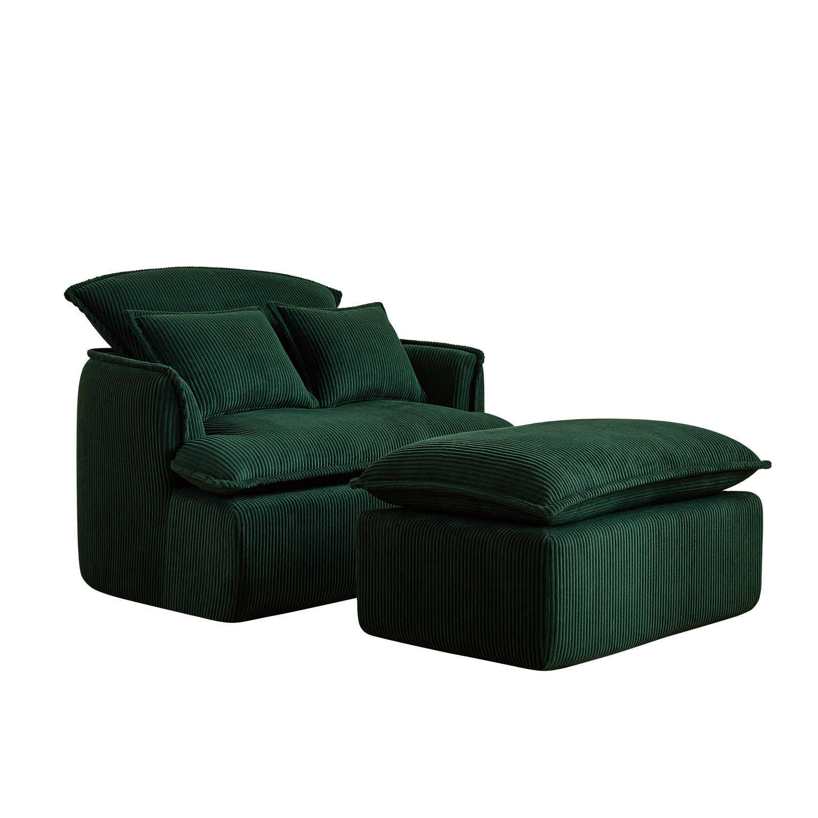 Tela de pana extraíble y lavable Estilo crema minimalista moderno