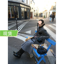 MONA 96羊毛气质高级感 新中式双面呢宽松外套女小个子 秋冬季