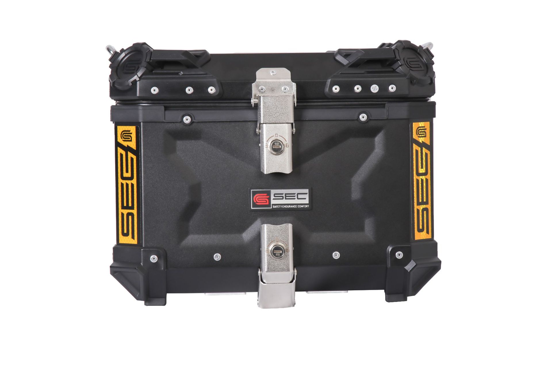 45LSEC extremo desmontaje rápido motocicleta aleación de aluminio caja trasera coche eléctrico caja lateral caja de almacenamiento impermeable