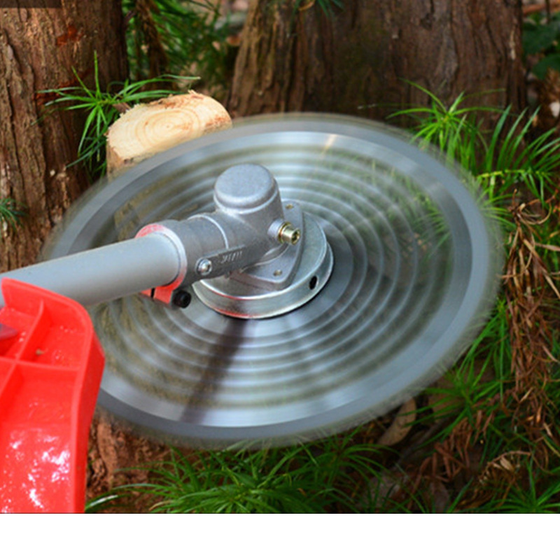 80-Tooth Lawn Mower Blade Manganese Steel Saw Blade Extended Round Straight Alloy Weeding Blade Brush Cutter Accessories