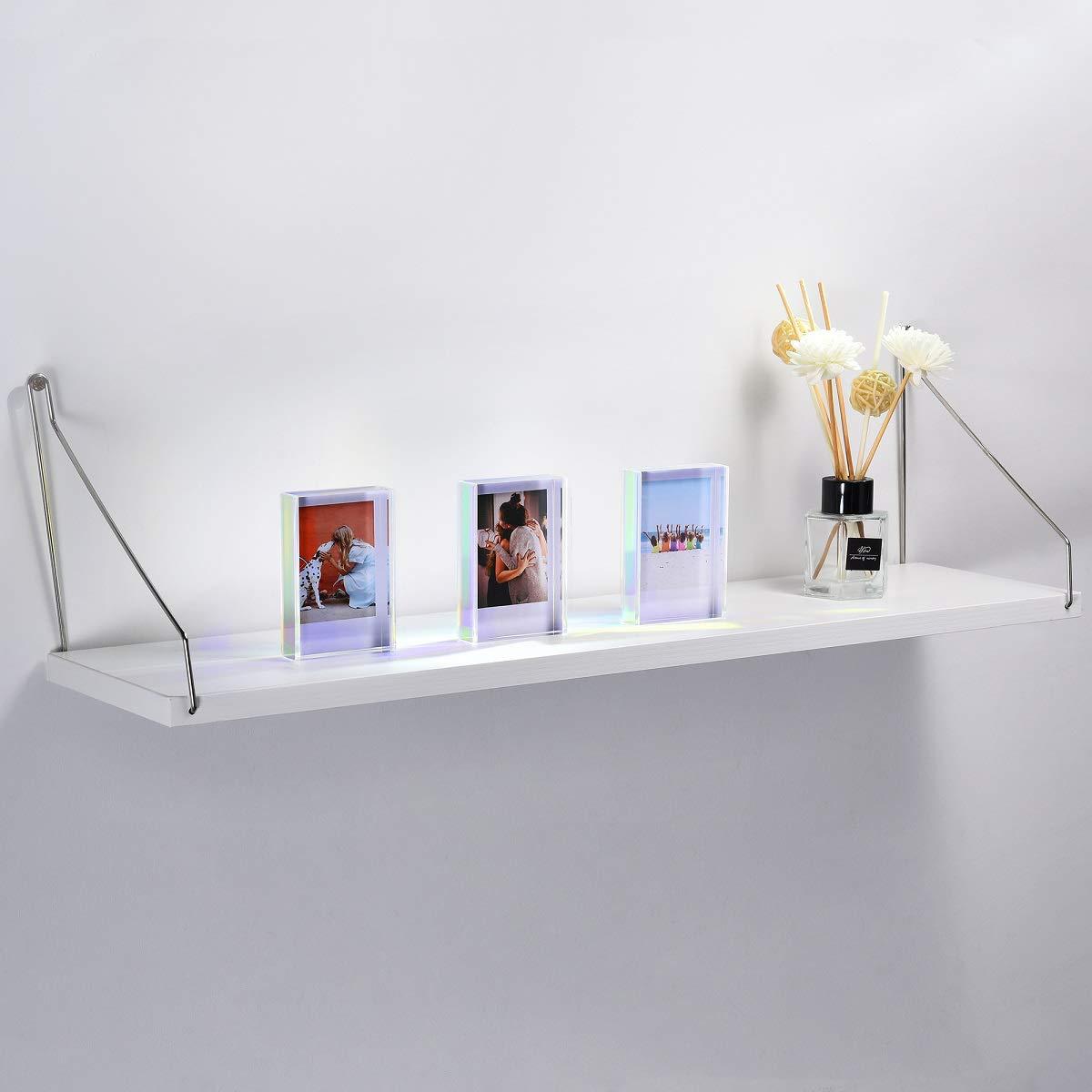 Polaroid, small table rainbow acrylic photo frame