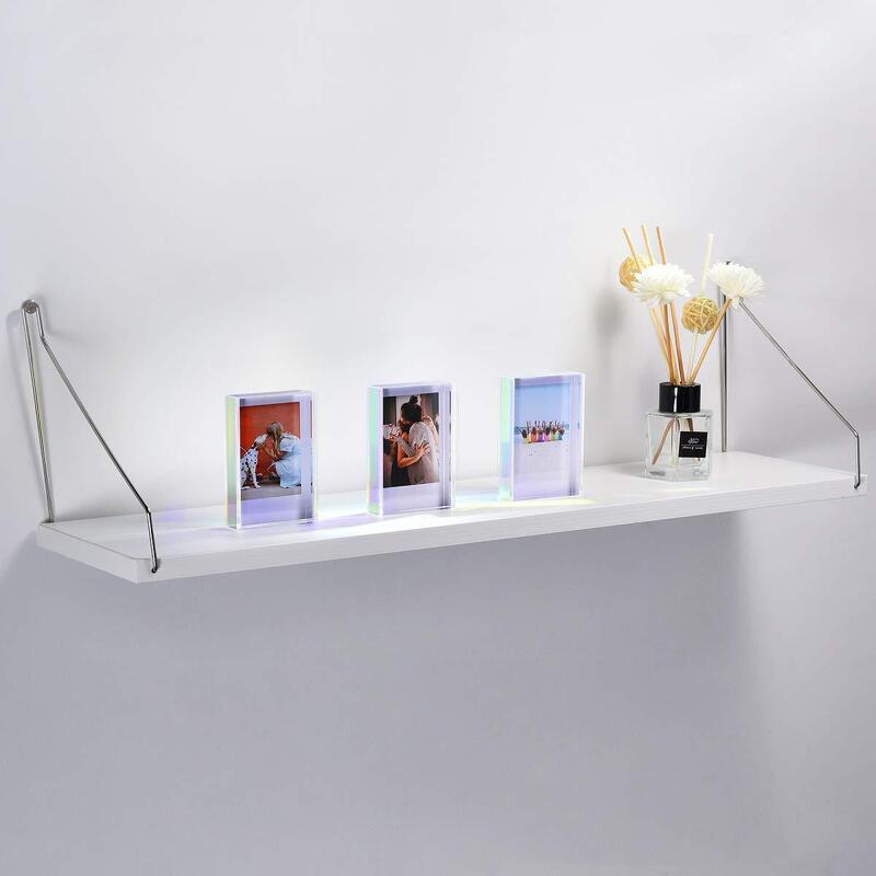 (3 Pack) Mini Photo Frame Polaroid Photo Frame for Rainbow Acrylic Photo Frame for Desktop and Desktop