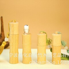 竹ローリングボールエッセンシャルオイルボトル タッセル中国風ローリングボールエッセンシャルオイルボトル 竹ローリングボールボトル