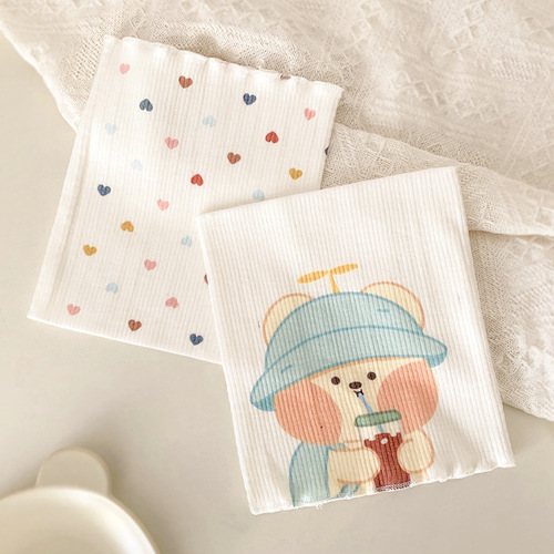 Baby bellyband baby double-layer elastic bellyband newborn baby belly button bellyband children's boneless bellyband