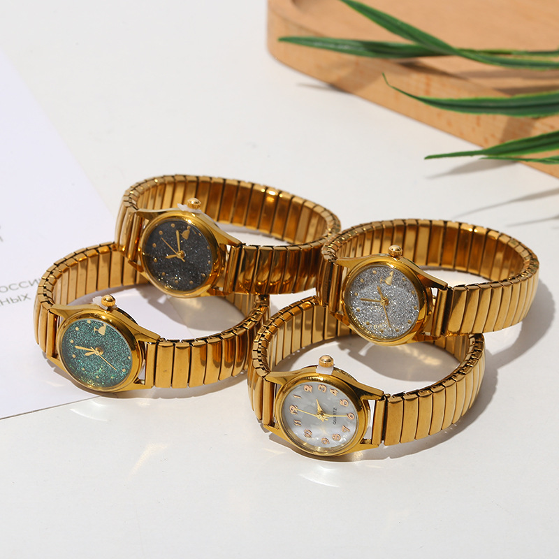 Japanese and Korean Ins Style Baby's Breath Retro Spring Watch Cute Whale Small Gold Watch Female Trendyy Creative Student Watch