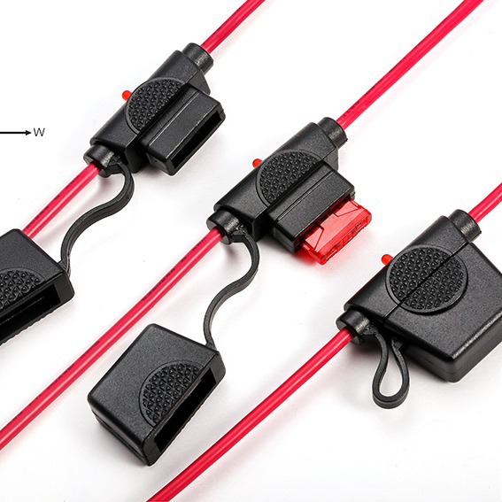 WG1W101保险丝座防水内联ATO 32V/58V 1A-40中小型线束保险丝座