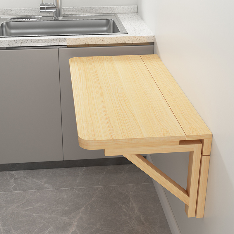 Wall-Mounted Folding Table, Wall-Mounted Folding Storage Rack, Kitchen Foldable Countertop, Bedside Storage Board Table Wall-Mounted Folding Table, Wall-Mounted Folding Storage Rack, Kitchen Foldable Countertop, Bedside Storage Board Table