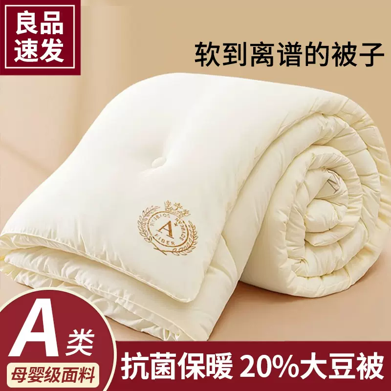 大豆纤维被子被芯四季通用春秋被2025新款单人学生宿舍棉被厚冬被