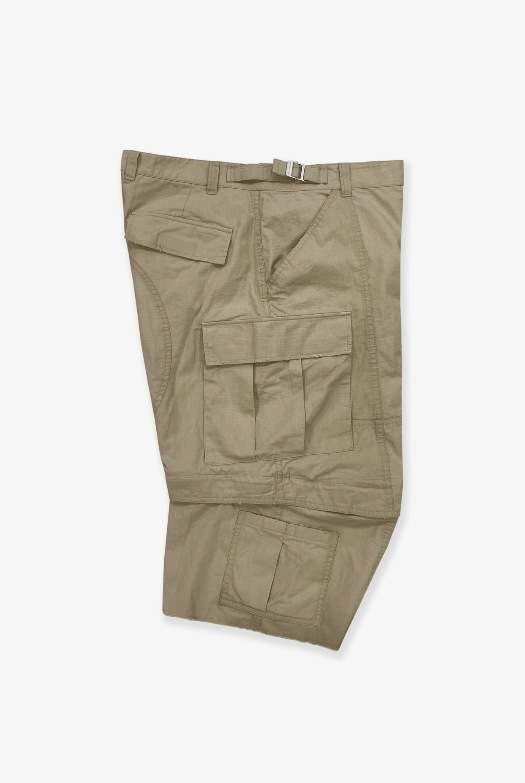Men's Camouflage Cargo Shorts Loose Fit Deconstructed Streetwear_voghion.com