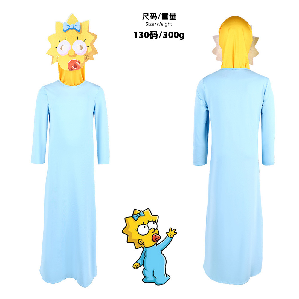 5 disfraces de cosplay a juego de la familia Simpson para padres e hijos, ideales para actuaciones en escenario.