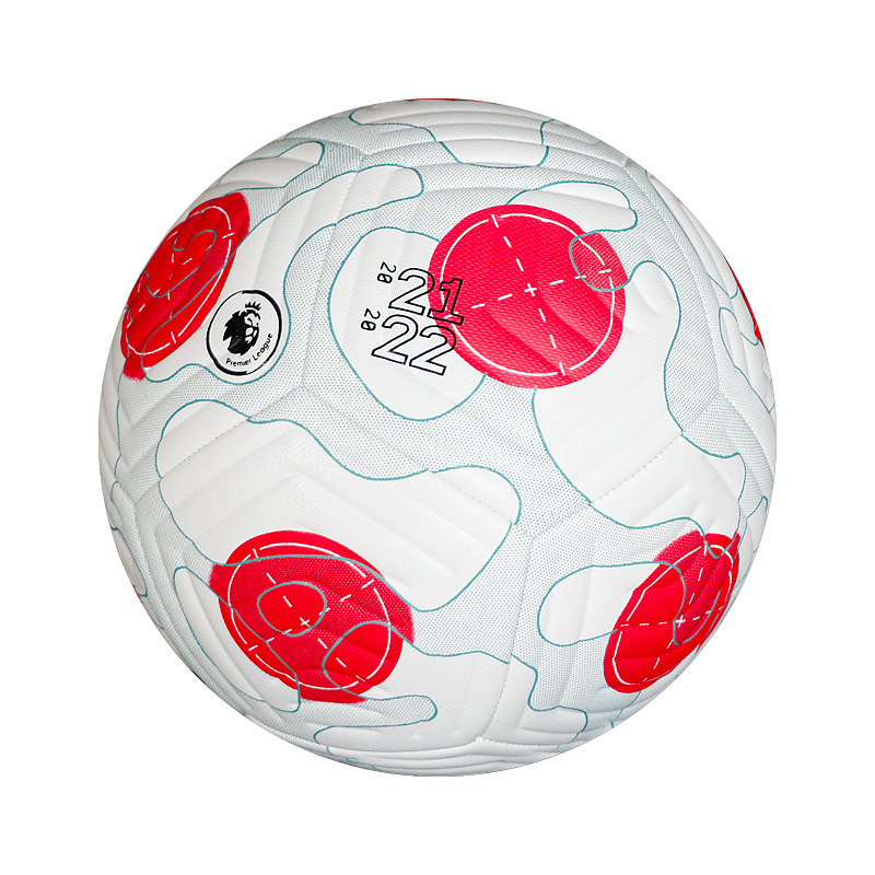Juego de la Premier League máquina de coser mano de coser pu4 no. 5 fábrica de fútbol al por mayor comercio exterior 16 generación roja