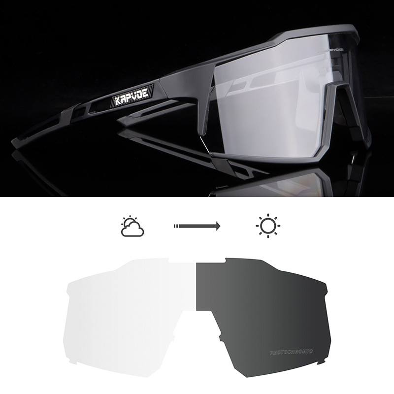 Gafas Fotocromáticas de Ciclismo Deportivo de TR90, Cortavientos, Apto para Miopía, para Ciclismo de Carretera image 3